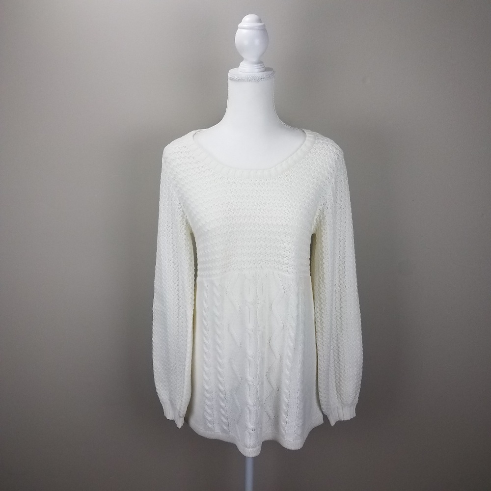 *SALE* [Style & Co.] Off White Knit Sweater